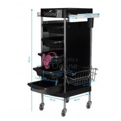 Ucenic pentru coafor cu 5 sertare si cadru metalic, model X 11 E, art ACP 125879